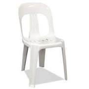 White Barrel Chair
